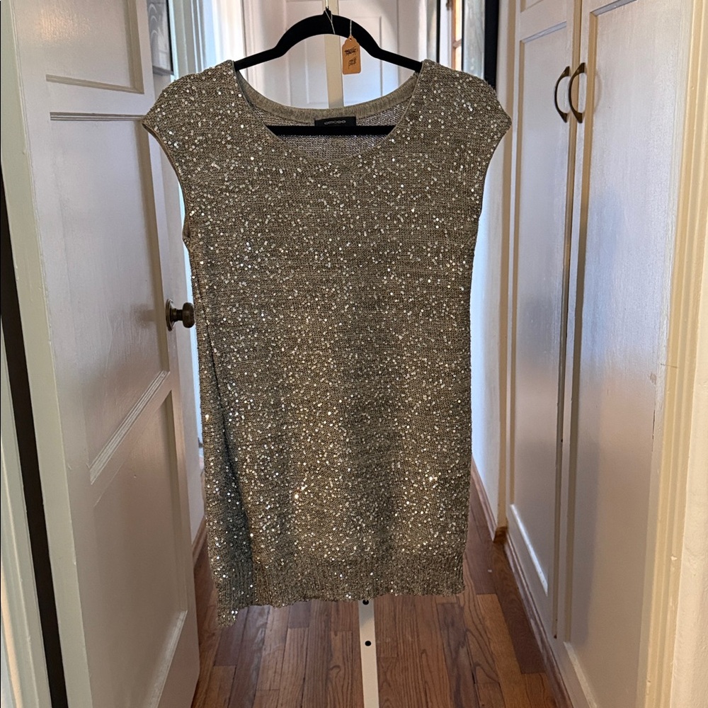 Emcee Silver Sequin Tunic